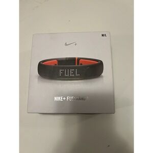 Brand New Nike+ FuelBand SE Black Total Crimson Size Medium/Large for collectors